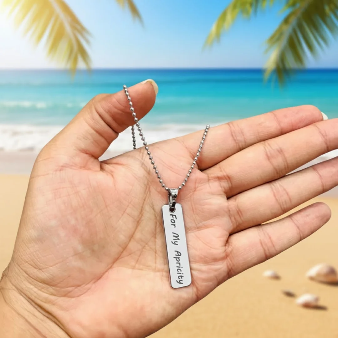 Zpics Personalised Eye Pendant Necklace