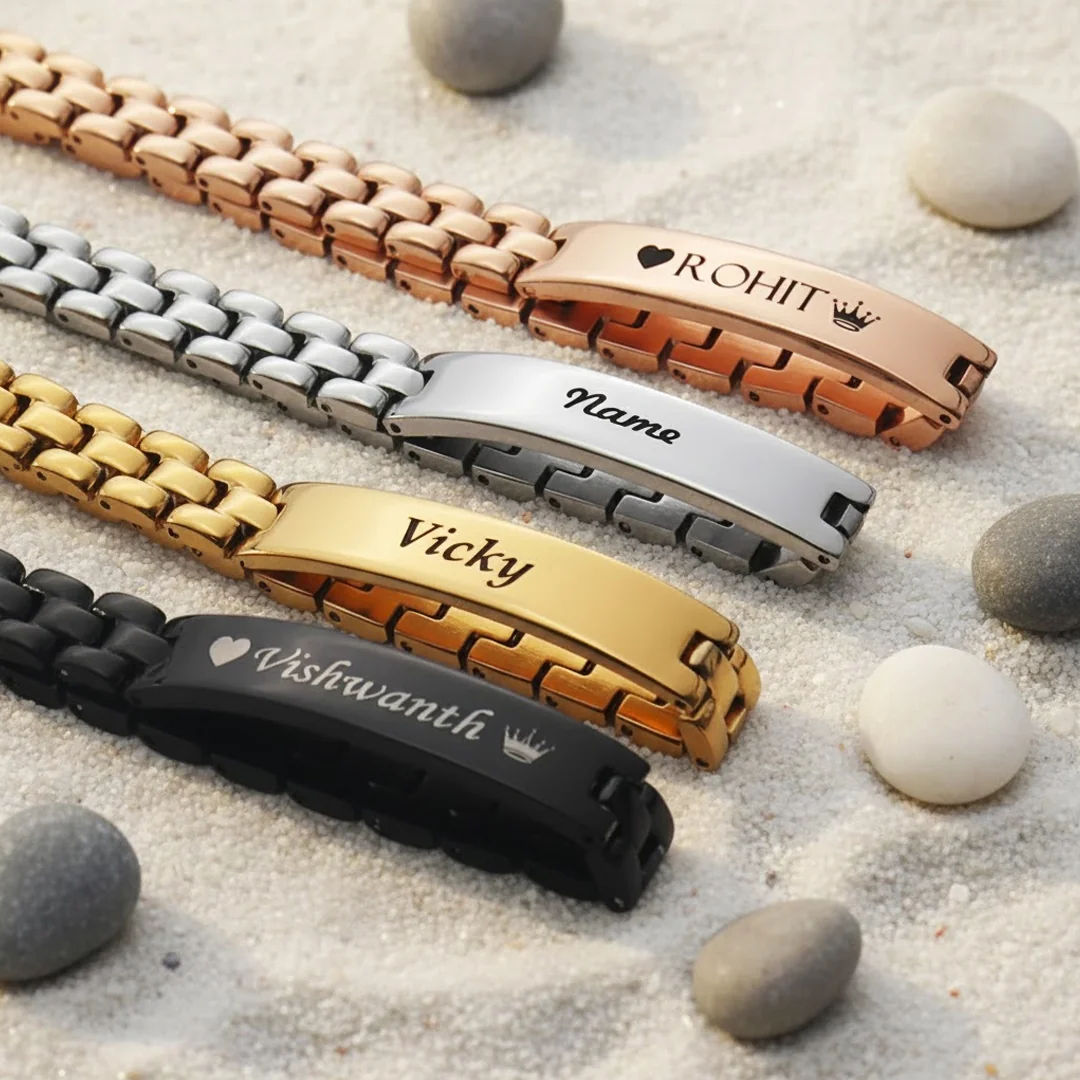 MH Decors Premium Black Bracelet Stylish and Timeless Accessory