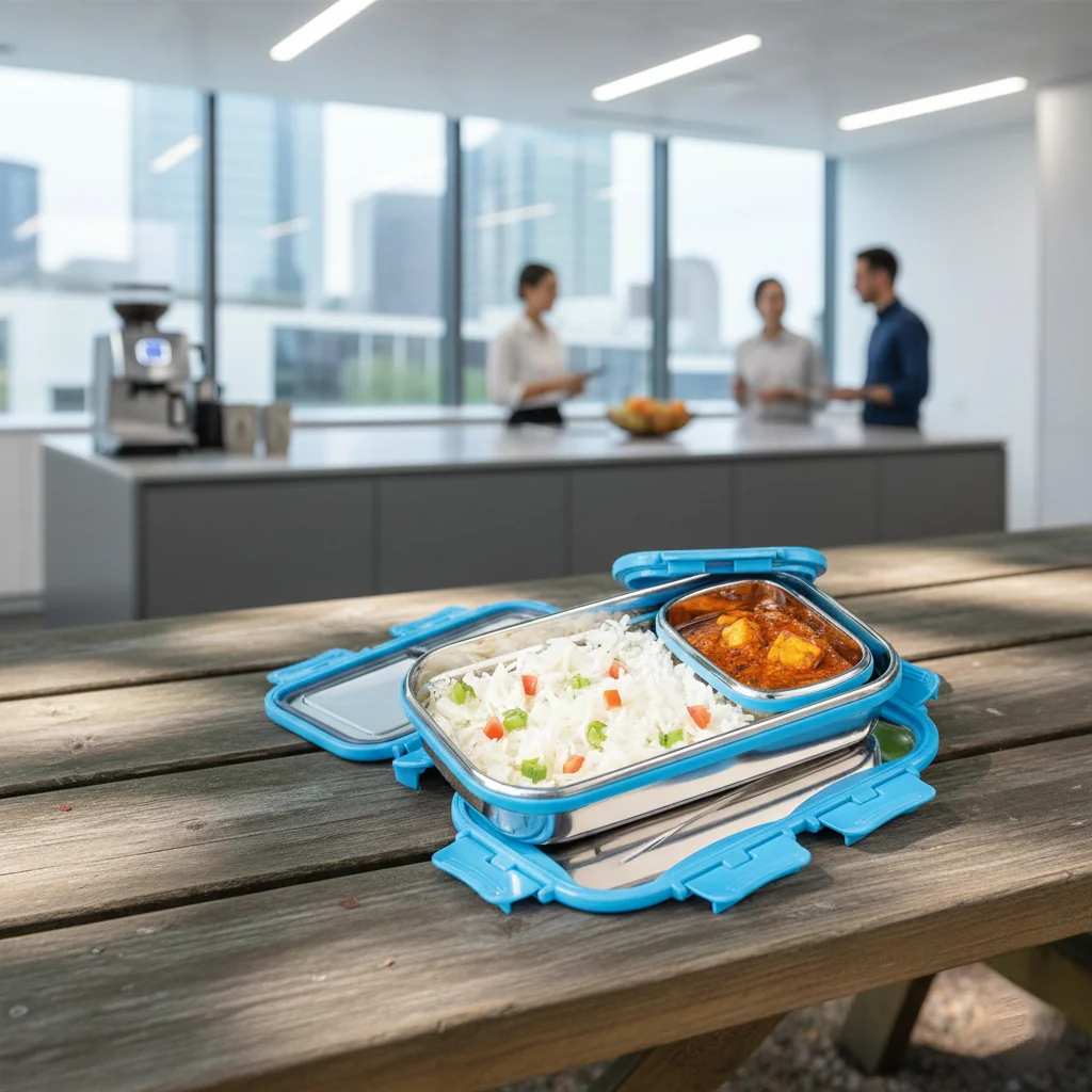 Personalized Stainless Steel Lunch Box – Eco-Friendly & Custom Engraved