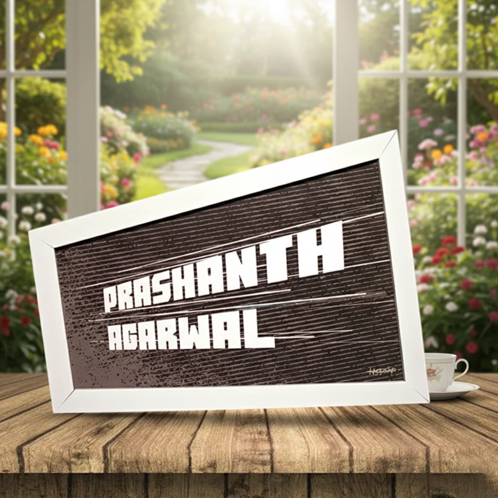 MH Decors Decorative Perspective Artwork Frame for Personalized Display