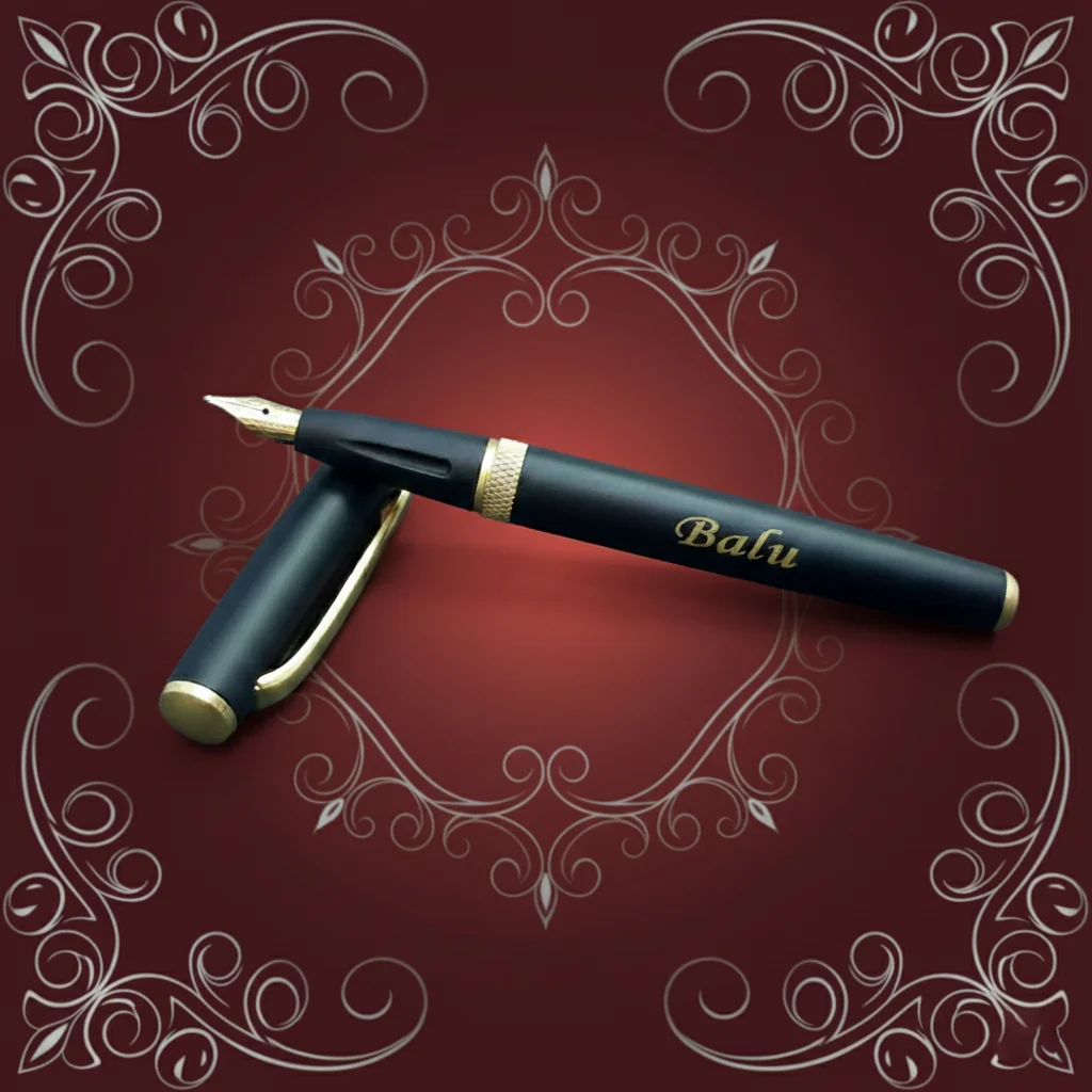 Magnetic Roller Pen with Custom Name Engraving – Elegant Writing Gift