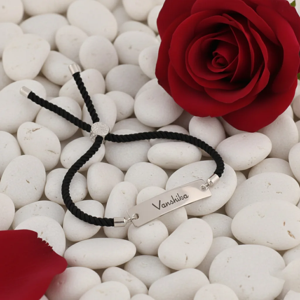 Personalized Stainless Steel Name Bracelet – Hypoallergenic & Durable
