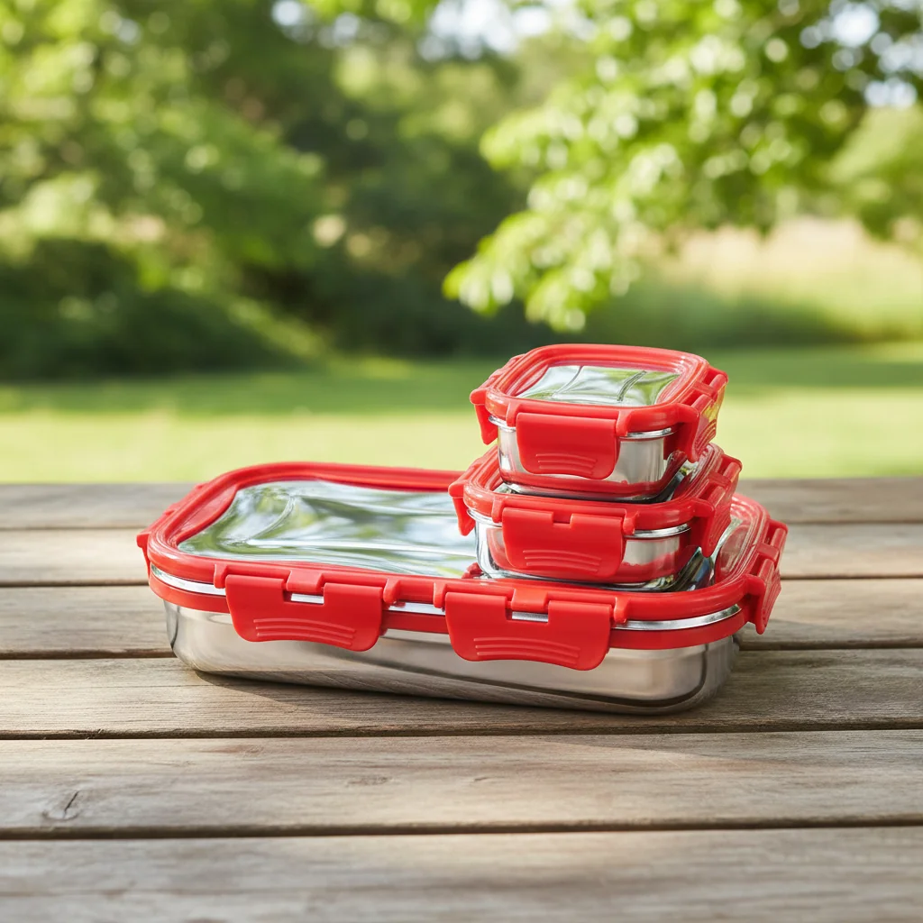 Personalized Stainless Steel Lunch Box – Eco-Friendly & Custom Engraved