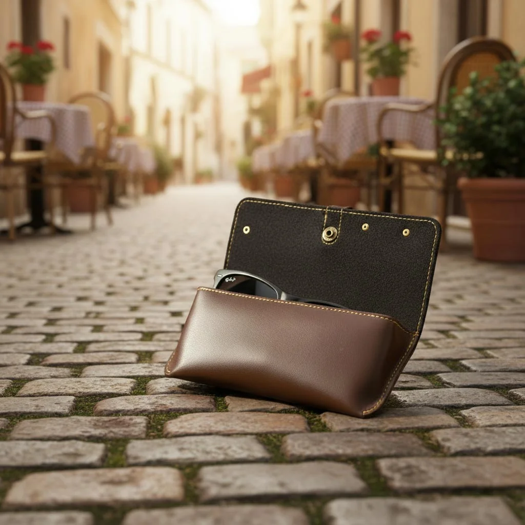 Zpics Eyeglass Case - Brown