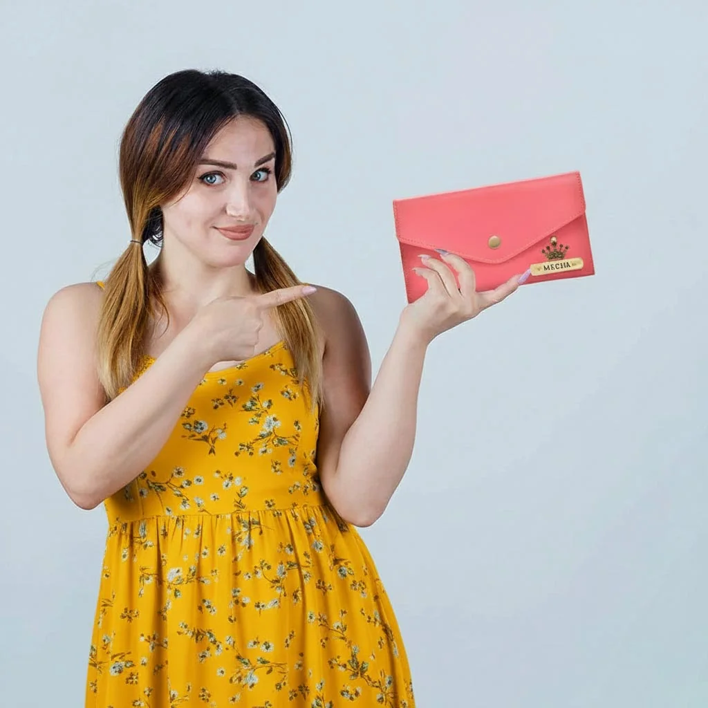 Zpics Custom Girls Wallet Clutch - Pink