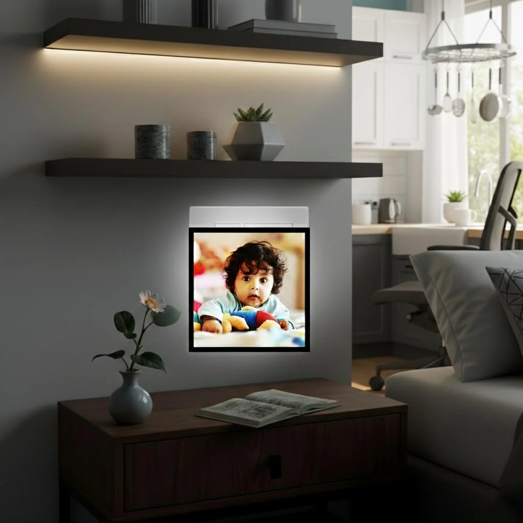 Zpics Personalised Photo Bedside Lamp