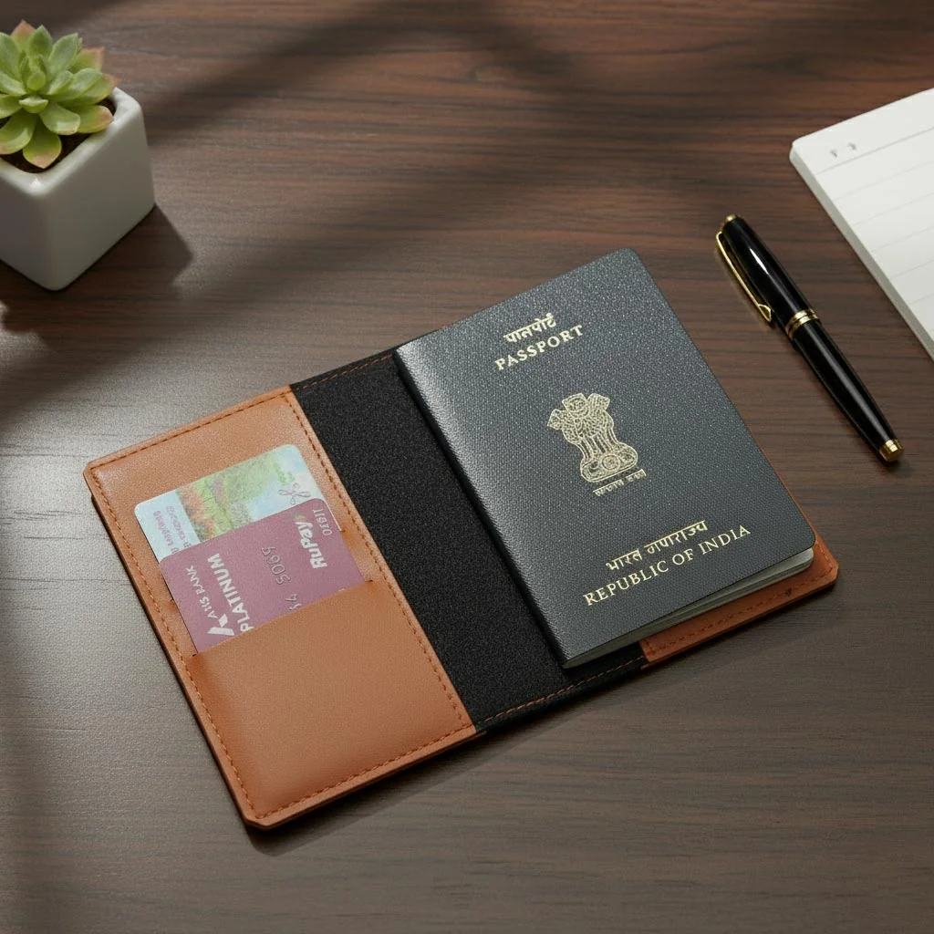 Zpics Passport Covers - Tan