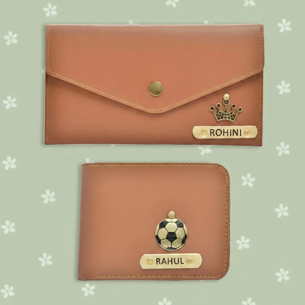 MH Decors Personalized Tan Couple Gifts for Anniversaries and Special Events