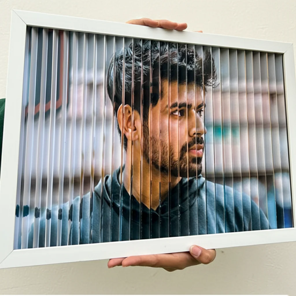 MH Decors White A4 Dual View Photo Frame Changing Display Standard Size