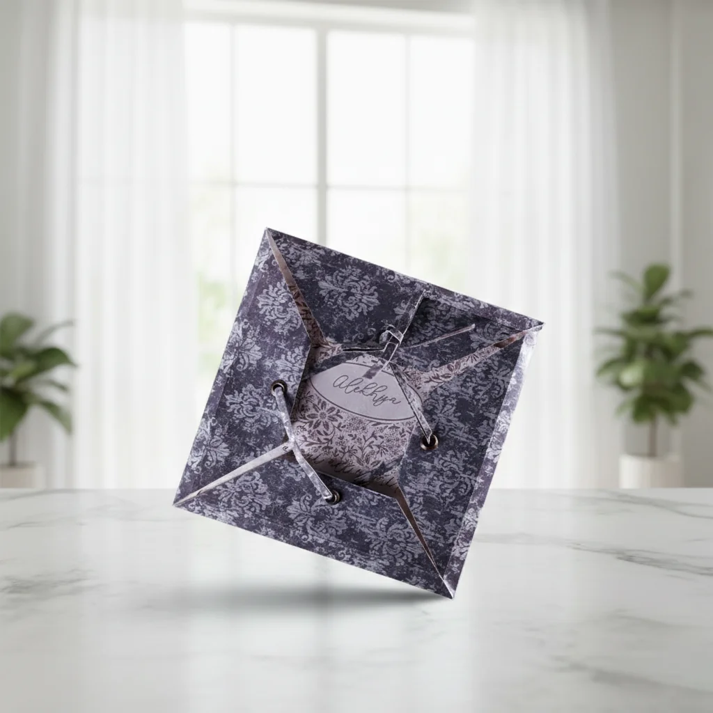 MH Decors Elegant Personalized Message Card That Stands Out