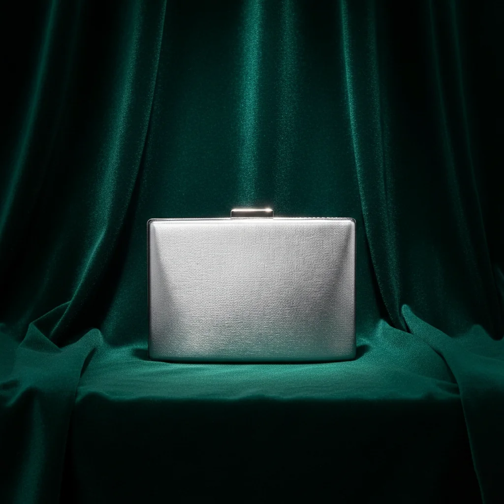 Value Gifts Women’s Moon Mist Bridal Purse with Crystal Diamonds