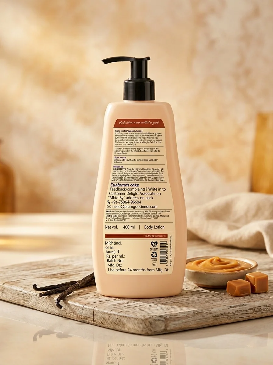 Plum BodyLovin Caramello Body Lotion for Deep Moisturization Non Greasy Formula