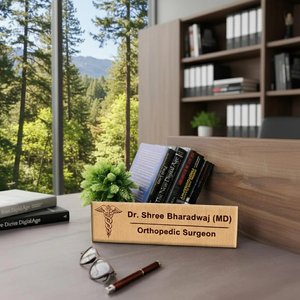 Zpics Doctor Name Plate
