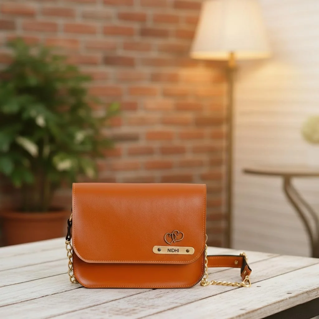 MH Decors Personalized Custom Sling Bags with Name and Design
