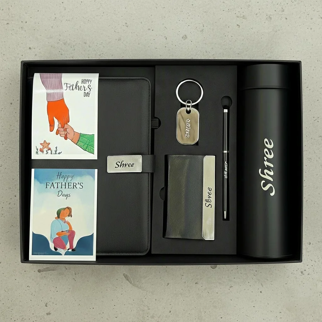 MH Decors Ultimate Personalized Father’s Day Gift Set with Custom Items