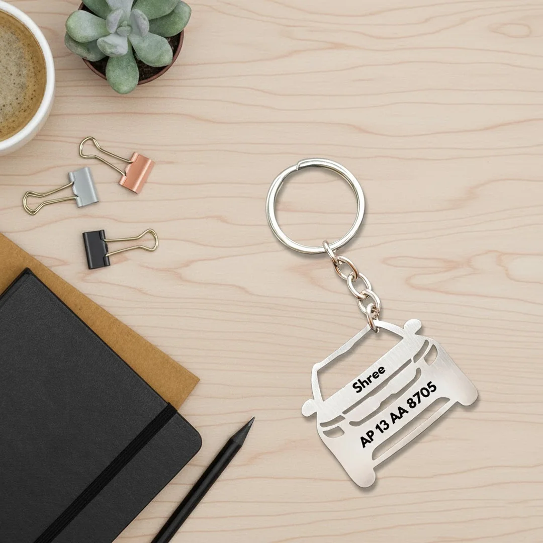MH Decors Premium Metal Keychains for cars