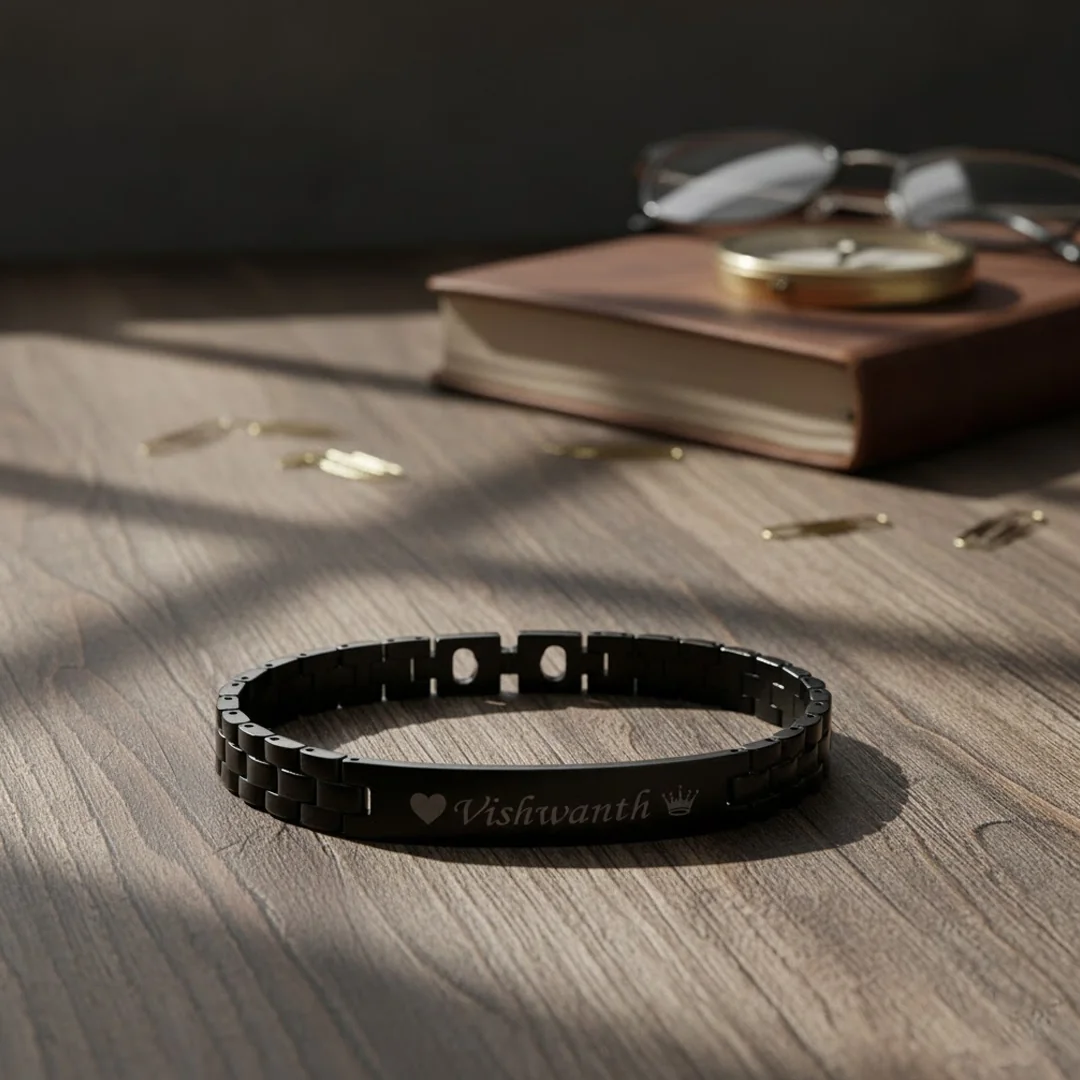 MH Decors Premium Name Bracelet Personalized Elegance