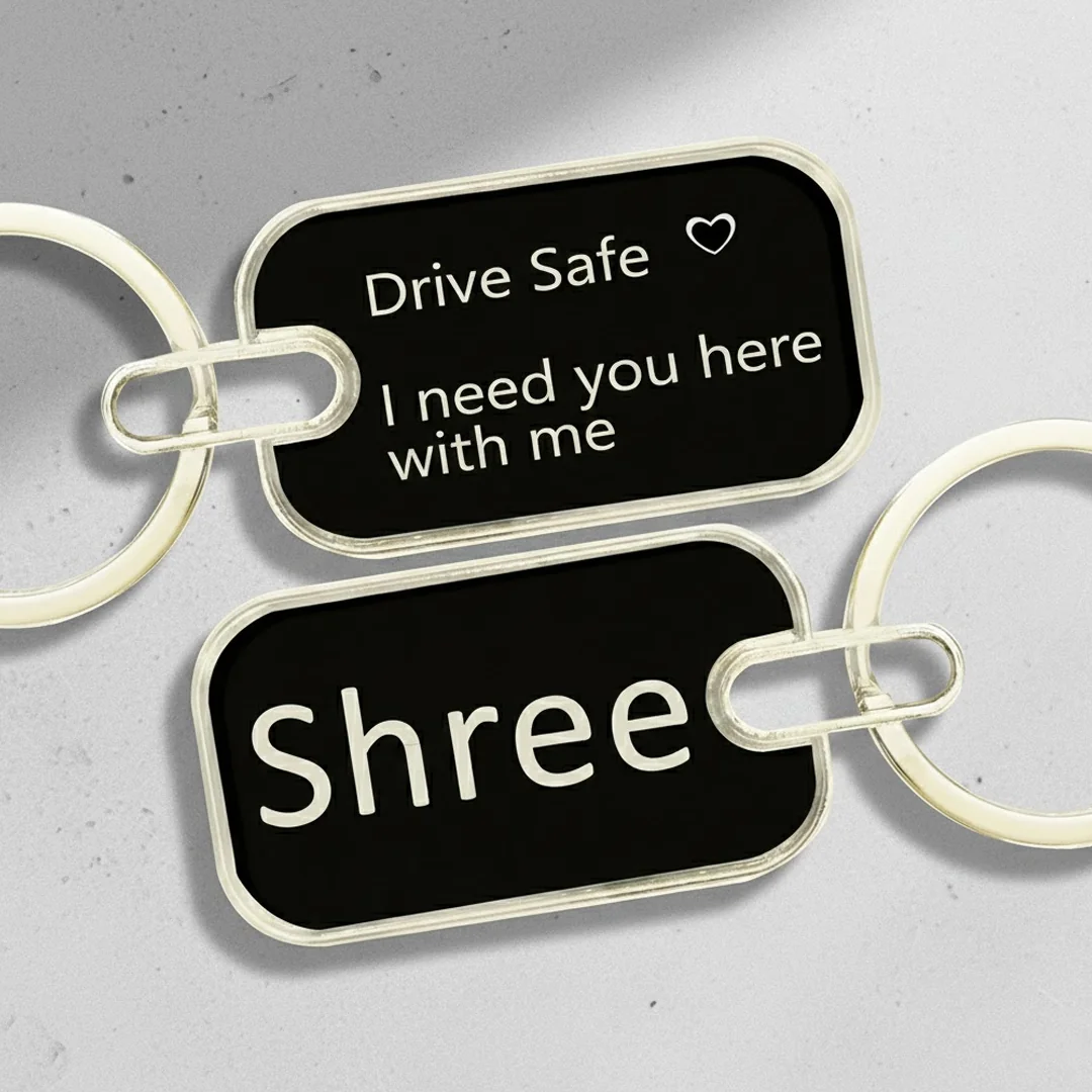 Zpics Drive Safe Keychain