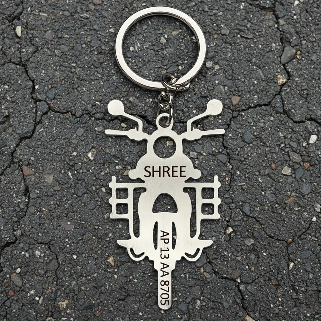 MH Decors Metal Keychains for Bikes Durable and Stylish Key Accessories