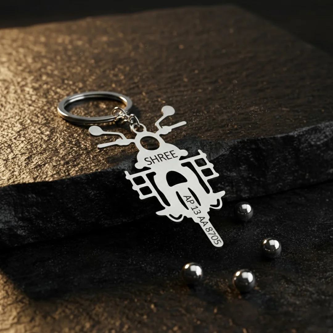 MH Decors Metal Keychains for Bikes Durable and Stylish Key Accessories