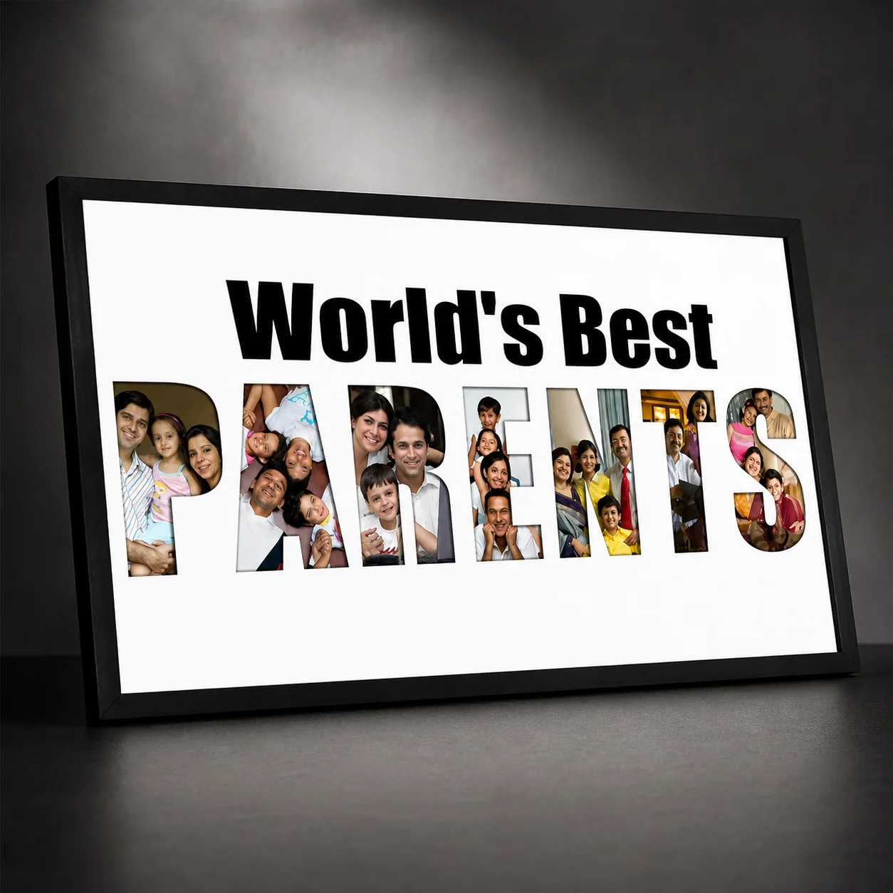 Zpics Custom World’s Best Parents Wall Photo Frame Gift Idea