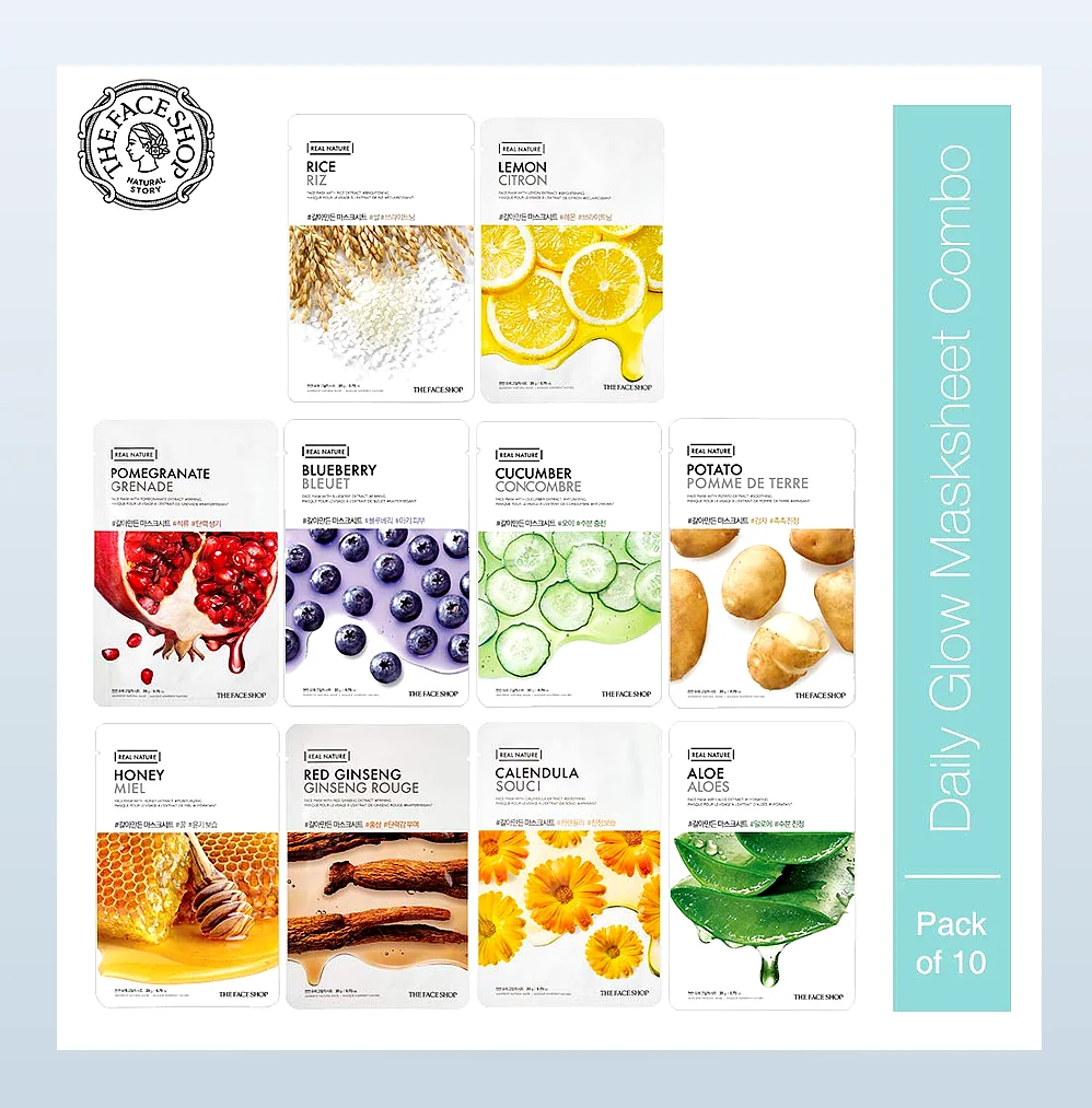 The Face Shop Real Nature Daily Glow Sheet Mask