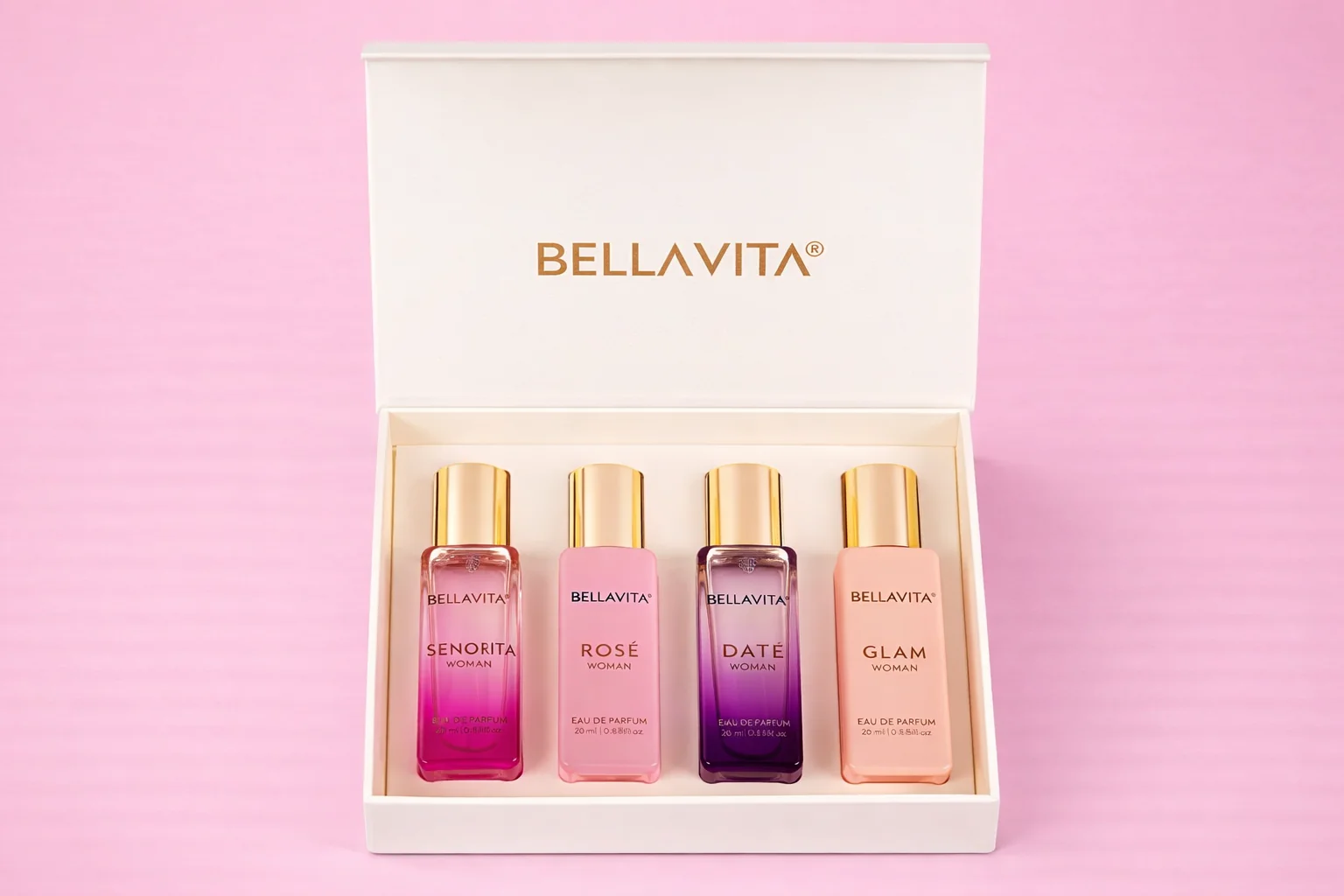 Bella Vita Luxury Women Perfume Gift Set (4 x 20ml)