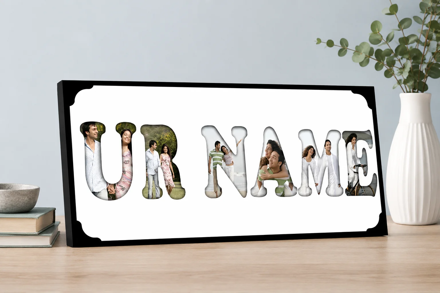 Personalized Premium Matt Finish Name Frame Gift for Birthday
